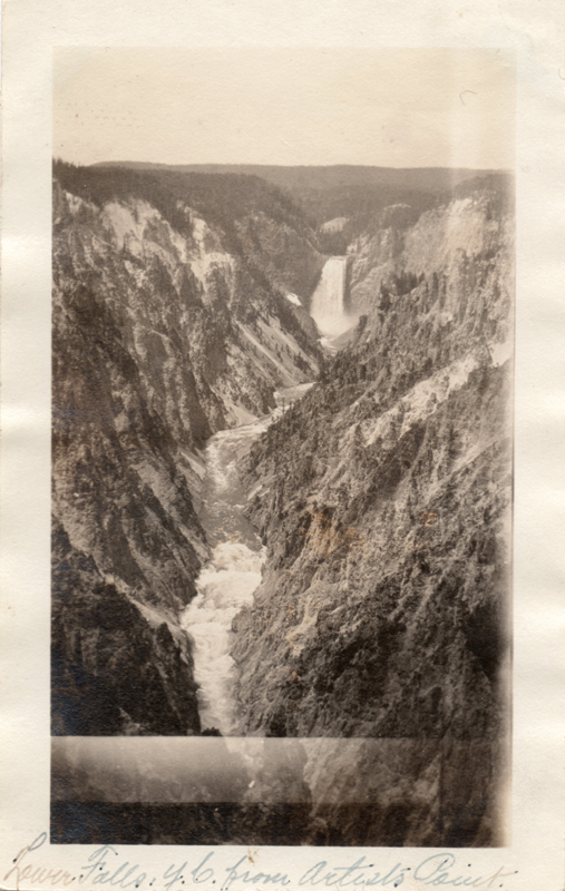 1924o1_Lower_Falls_Yellowstone_Canyon_from_Artists_Point_27Jun1924