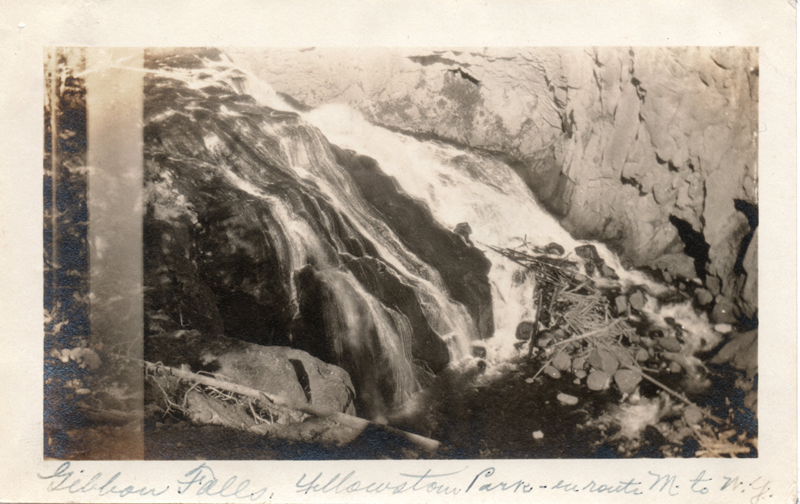 1924t7_Gibbon_Falls_Yellowstone_Park_enroute_M_to_W_Y_29Jun1924