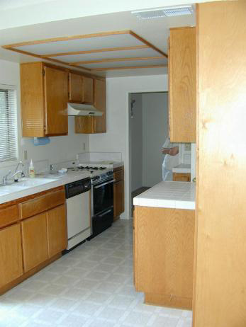 A view of the Kitchen