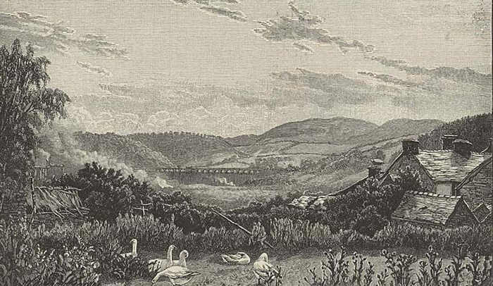 Llanwddyndambeforeflood1881
